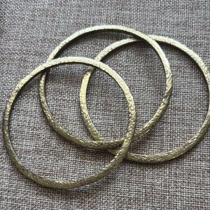 Silpada Textured Gold Bracelets
